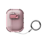 AMISENK Transparents Earbud Case TPUs Protections Sleeve For 4 With Lanyard Keychains Transparents TPU Cover