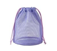 AMISENK Travel Swim Bag Waterproof Adjustable Drawstring Closure Meshed Cosmetic Organiser Compact For Pool Gym Essential Nylon Mesh Swim Bag