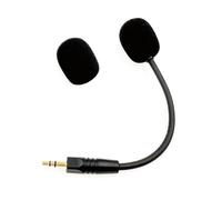 AMISENK Upgraded H2002d Headset Microphone: Enhanced Noise Canceling General Fit 3.5mm Plug Windproof Foam Cover Easy Installs Headsets Microphones Replacement