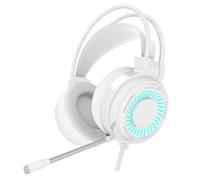 AMISENK USB 7.1CH Gaming Headphones Headsets With Microphone 50MM Driver And Ergonomic Immersively Sound Leather Earpads Gaming Headsets