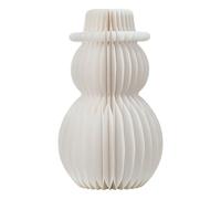 AMISENK User Friendly White Honeys Combs Snowman Christmas Decoration Snowman Homes Accent For Winter Homes Shop Window Display User Friendly Holiday Party Decorations Paper