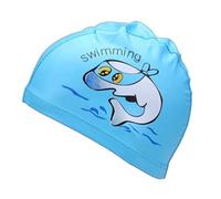 AMISENK Water Resistant Elastic Swim Hat For Kid 2-10 Breathable Light Weight Children Swimming For Girl Teen With Long Hair Children's Swimming