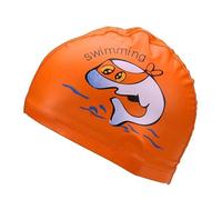 AMISENK Water Resistant Elastic Swim Hat For Kid 2-10 Breathable Light Weight Children Swimming For Girl Teen With Long Hair Children's Swimming