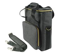 AMISENK Waterproofed Vinyls Record Organizers Carrying Handle Shoulder Strap Storage Bag for Albums Storage Bag with Shoulder Strap