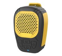 AMISENK Wearable Bluetooth-compatible Speakers Water-Resistant Portable Speakers Builts In Mics For HandsFree/Call For Indoor & Out With Mount And Clear Sound