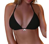 AMISENK Women's Adjustable Swimsuit Top - Comfortable Sports Bra For Beach Pool & Swimming Supportive Swim Top