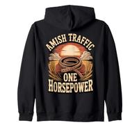 Amish Traffic One Horsepower Zip Hoodie