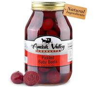 Amish Valley Products Pickled Baby Beets 32oz. Glass Jar (1 Quart Jar - 32 oz)
