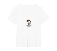 Amistad Family: Home of Love and Unity T-Shirt, Women's Plus, White, 3X