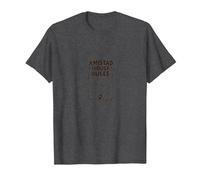 Amistad House Rules: Cozy Home Decor for Welcoming Spaces T-Shirt, Men, Dark Heather Grey, 5XL
