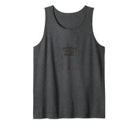 Amistad House Rules: Cozy Home Decor for Welcoming Spaces Tank Top, Men, Dark Heather Grey, L