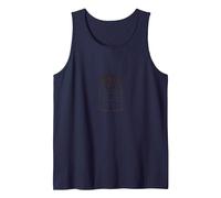 Amistad House Rules: Cozy Home Decor for Welcoming Spaces Tank Top, Men, Navy, L