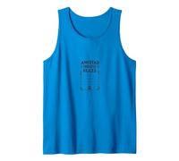 Amistad House Rules: Cozy Home Decor for Welcoming Spaces Tank Top, Men, Sapphire, L