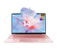 Amita 14" Rose Gold Laptop | FHD IPS Screen, J5005 Quad-Core Processor, 8GB DDR4 RAM, 128GB SSD, Lightweight Business & Study Notebook with 180° Design, USB, HDMI (128GB SSD)