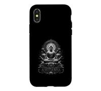 Amitabha Buddha Meditation Lotus Dharma Wheel Mandala Case for iPhone X/XS