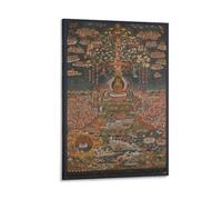 Amitabha, Western Pure Land Buddha, Decorative Painting Poster Decorative Painting Canvas Wall Posters And Art Picture Print Modern Family Bedroom Decor Posters 12x18inch(30x45cm)