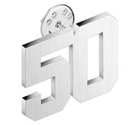 AMITER 0-100 Number Lapel Pins, Small Brooch Pin Tie Tacks for Suits Neckties & Hats, Personalized Gifts for Women Men Boys Girls, Stainless Steel, no gemstone