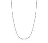 AMITER Gold/Silver Painted Bead Necklace, 3mm/ 4mm/ 5mm/ 6mm/ 8mm Ball Beaded Chain Necklaces for Women & Men, 16 Inches, Stainless Steel, No Gemstone