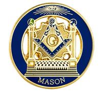 AMITER Masonic Laple Pins, Freemasons Square & Compass Tie Tacks for Masons Gift, Metal, no gemstone