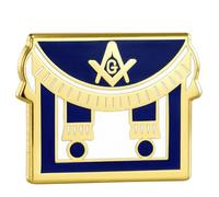 AMITER Masonic Laple Pins, Freemasons Square & Compass Tie Tacks for Masons Gift, Metal, no gemstone