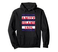 Amity Island 1975 Jaws 2025 Classic Design Pullover Hoodie