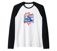 Amity Island Welcomes You Jaws 2025 Classic Raglan Baseball Tee