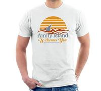 Amity Island Welcomes You Jaws Men's T-Shirt