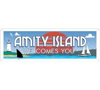 Amity Island Welcomes You Slim Tin Sign