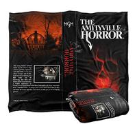 Amityville Horror - Logo Amityville Horror Vhs Front And Back Silky Touch Super Soft Throw Blanket 152 X 127 Cm