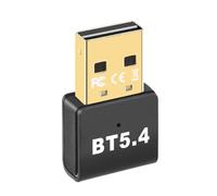 AMIUHOUN 1 Piece USB Dongle Adapter Bluetooth 5.4 ABS for PC Wireless Mouse Speaker Keyboard Bluetooth Audio Receiver Transmitter Driver Free