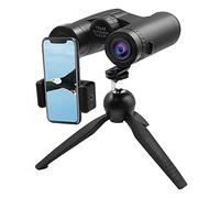 AMIUHOUN 12X42 HD Binoculars with Phone Mount, Tripod Binoculars, Outdoor Binoculars for Bird Watching Hunting Travel