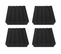AMIUHOUN 24pcs Recording Studio Sound Insulation Acoustic Panels Foam Thick Sponge Light Absorption Acoustic