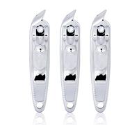 AMIUHOUN 3 x Slanted Edge Nail Cutter Nail Clippers Cilppers Fingernail Toenail