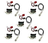 AMIUHOUN 5 x Under Saddle Piezo Pickup Onboard Preamp System for Acoustic Guitar