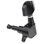 AMIUHOUN 6 Pieces Black Sealed Tuning Pegs Mechanics 3 L / Acoustic Guitar