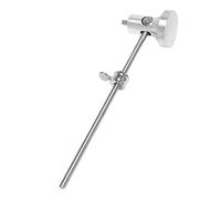 AMIUHOUN Aluminum Alloy Pedal Whisk Adjustable Head Percussion Instrument Accessories