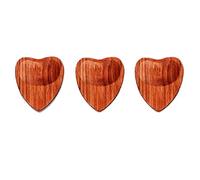 AMIUHOUN Guitar Plectrums Electric Bass Plectrum Heart-Shaped Guitar Accessories Strings Music Instrument Pack of 3