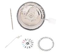 AMIUHOUN NH35/NH35A Day Date Set Highly Accurate Automatic Mechanical Movement + Steel Shaft + Weekly Dial + Calendar Dial + Check Rod, silver