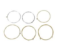 AMIUHOUN Set of 6 Metal Strings for Acoustic Guitar 1 1M