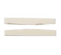 AMIUHOUN Split Saddle Guitar Parts for 6-String Acoustic Bridge Guitar (Pack of 2)