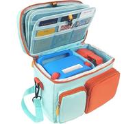 amiumuca Yoto Player Case Large Capacity - Waterproof Travel bag Holds 40+ Yoto Cards, Compatible with Yoto Player 3rd Gen& Headphone Accessories (Case Only) (green)
