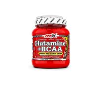 AMIX - BCAA Glutamine - 530 Grams - Glutamine Powder Food Supplement - Reduces Muscle Catabolism - Ideal for Athletes - Cola Flavor - Branched-Chain Amino Acids