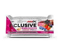 Amix Exclusive Protein Bars Box Forest Fruits 85g 12 Units One Size Pink