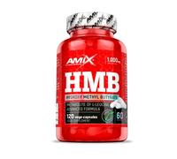AMIX - Food Supplement - HMB - 120 Capsules - Pharmaceutical Grade - Increases Strength - Prevents Muscle Catabolism - Ideal Food Supplement for Athletes