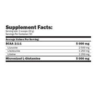 Amix Gutamine Bcaa Powders Fruits 500g Clear One Size Uncolor