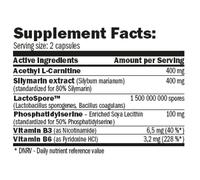 Amix – Dietary Supplement – HepaCor Protector – Liver Support & Probiotics – 90 Capsules