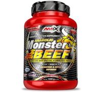Amix - Monster Beef Protein - Dietary Supplement - Performance Enhancement - Whey Protein - Glutamine Powder - Nutrition - Beef Protein - Chocolate Flavor - 1 kg Tub