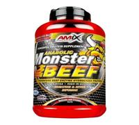 Amix - Monster Beef Protein - Dietary Supplement - Performance Enhancement - Whey Protein - Glutamine Powder - Nutrition - Beef Protein - Chocolate Flavor - 1 kg Tub