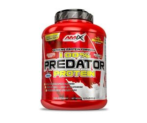 AMIX - Protein for Muscle Gain - Predator - 2 kg - Supports Muscle Growth - Aspartame Free - Whey Protein - Ideal for Protein Shakes - Cookies Flavor