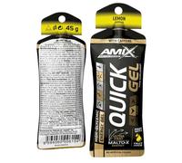 Amix Quick Energy Gels Box Lemon 45g 40 Units One Size Black
